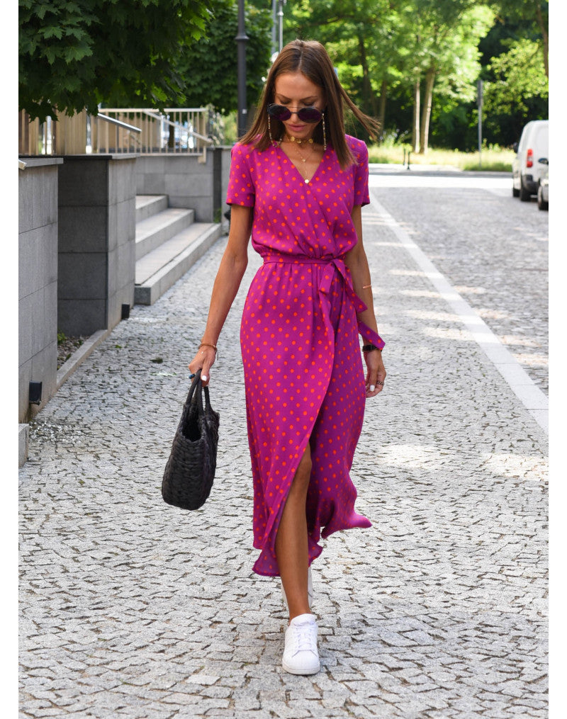 Robe de plage imprimée et tendance pour femme
